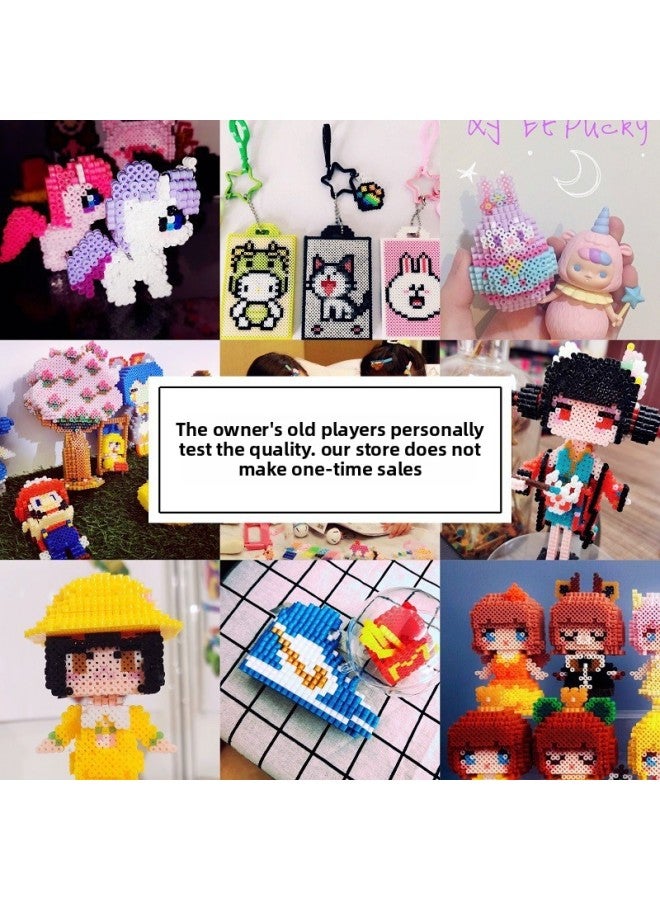 Doudou Handmade Diy Suit 3d Adult Pixel Three-dimensional Drawings Girls' Children's Puzzle Educational Toys Hand-made-Color:Soy 36 Colors 10000 Tablets Without Iron + Practical Accessories - Image 5